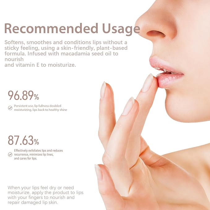 Moisturizing Overnight Lip Mask Vitamin E Lip Butter Repair Sleeping Lip Balm For Hydrated, Full Looking & Irresistible Lips(0.2 Fl Oz),Cherry