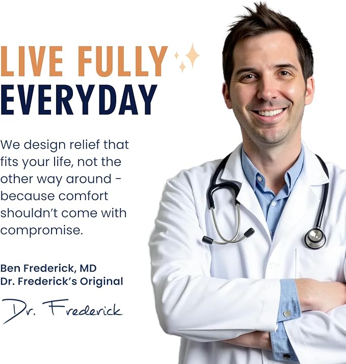 Dr. Frederick's Original Moisturizing Fuzzy Heel Socks - 2 Pairs - Cozy Gel-Lined Sleep Socks for Women & Men - Soothes Dry, Cracked Feet - Heel Repair - Peach Fuzz