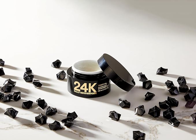 SALLY HERSHBERGER 24K Hair Shaping Balm for Men & Women - Smoothing, Volumizing, Texturizing Pomade For Soft Sleek Shine Finish - Salon Style Hair Styling Product -Flexible Hold -All Hair Types -1.7oz