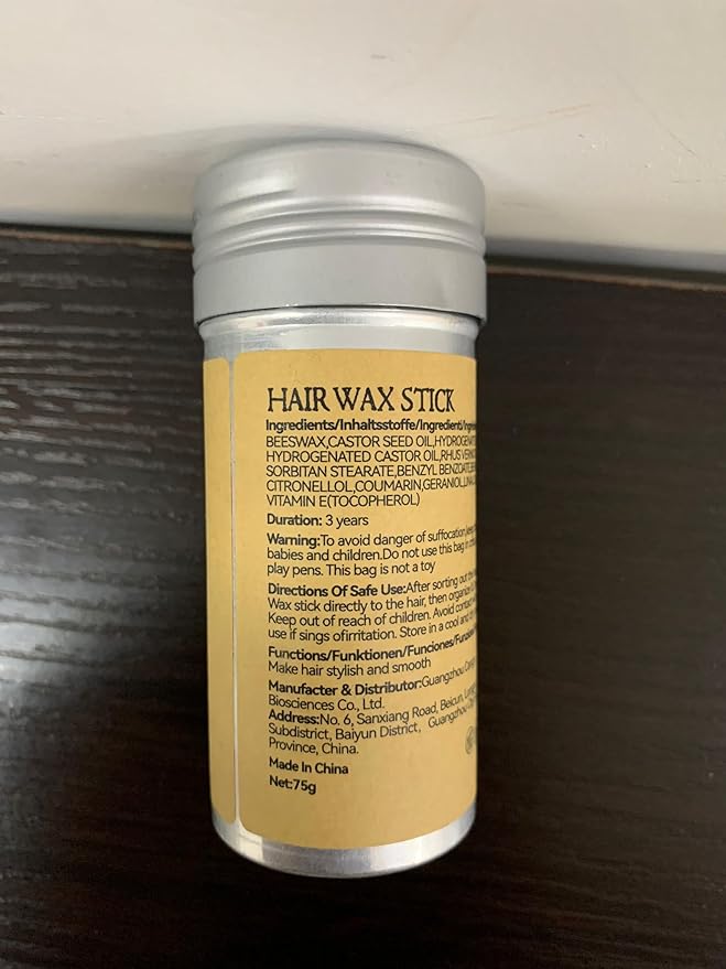 5 Pcs Hair Wax Stick for Flyaways Edge Control Slick - Styling Tools Includes , Finishing , Comb, Gel for Fly Away for Women