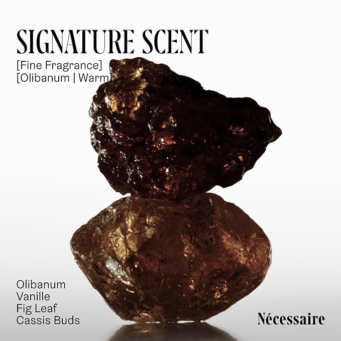 Nécessaire Body Essentials Set – Travel-Size Body Wash, Body Lotion + Deodorant | For Women + Men | Dermatologist-Tested. Hypoallergenic | Aluminum-Free Deodorant (2.5 Ounce (Pack of 1), Olibanum)