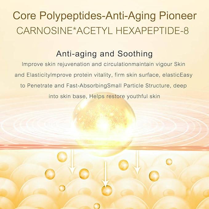 skincare set Anti Aging Skin 10-piece Daily Care Routine Kit With Vitamin C and Peptides Facial Cleanser Eye Mask Toner Serum Eye Cream Lotion Cream Lady Cream Gifts sets for Valentine's Day