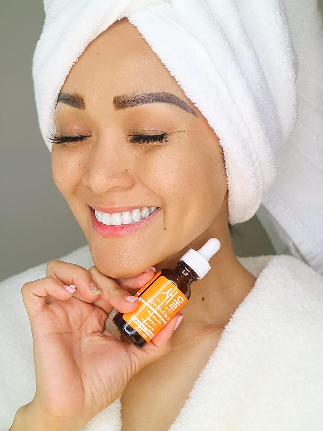 SeoulCeuticals Korean Skin Care 97.5% Snail Mucin Serum – K Beauty Skincare Night Serum Hyaluronic Acid for Face - Centella Anti Wrinkle Serum 1oz