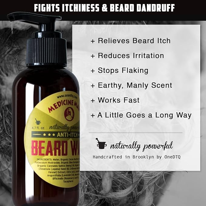 OneDTQ Medicine Man's Itchy Beard Wash 4,7 FL OZ