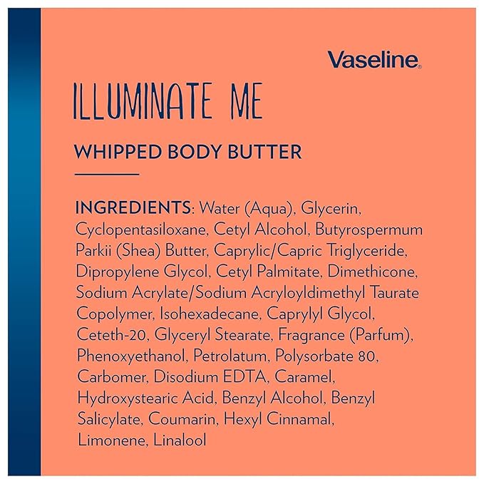 Vaseline Lotion - Illuminate Me Body Butter, Whipped Shea Butter Co-Created with Black Women for Luminous, Glowing Skin, Moisturizing Lotion for Extremely Dry Skin, Scented, 11 Oz Ea (Pack of 6)