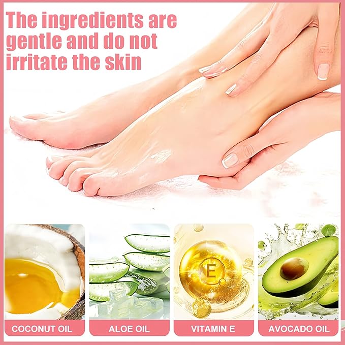 2Pcs Peach Extract Heel Balm Stick for Feet and Hands, Moisturizing Heel, Balmfor Dry Cracked Feet, Hydrating Stick for Foot & Hands, For Women & Men, Travel Size