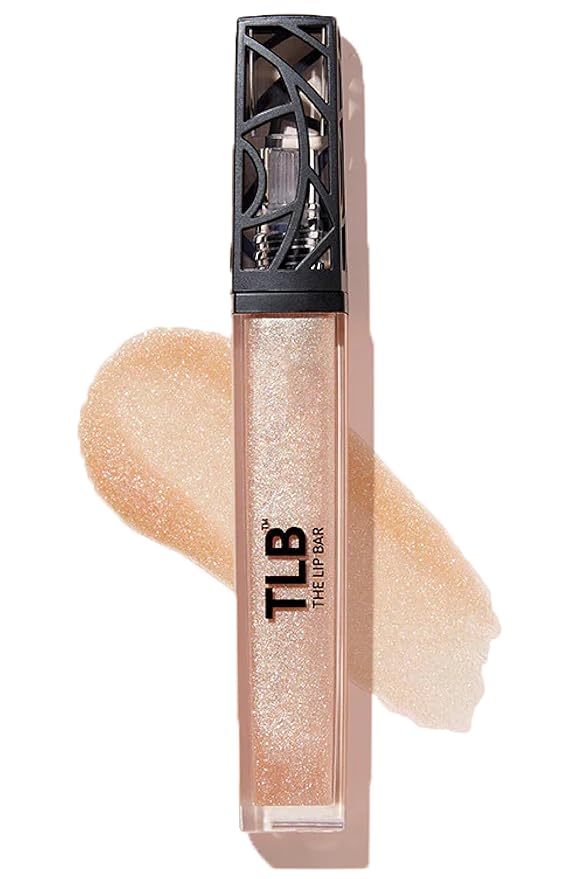 The Lip Bar - Lip Gloss, Trophy Wife (Champagne Shimmer) - Gloss Up Sheer Finish - Smooth, Not Sticky Formula - Coconut Oil, Olive Oil, Argan Oil & Vitamin E - Vegan & Cruelty Free - .30 fl oz