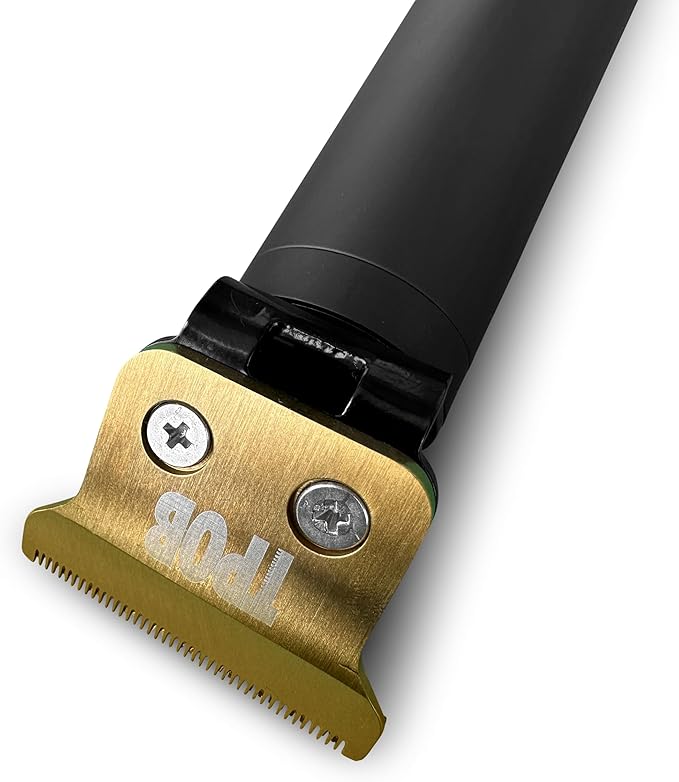 TPOB Ghost Beard Trimmer Hair Clippers for Men, Professional Hair Trimmer Zero Gapped T-Blade Trimmer Cordless Rechargeable Edgers Clippers Electric Beard Trimmer Shaver (Ghost Blackout)