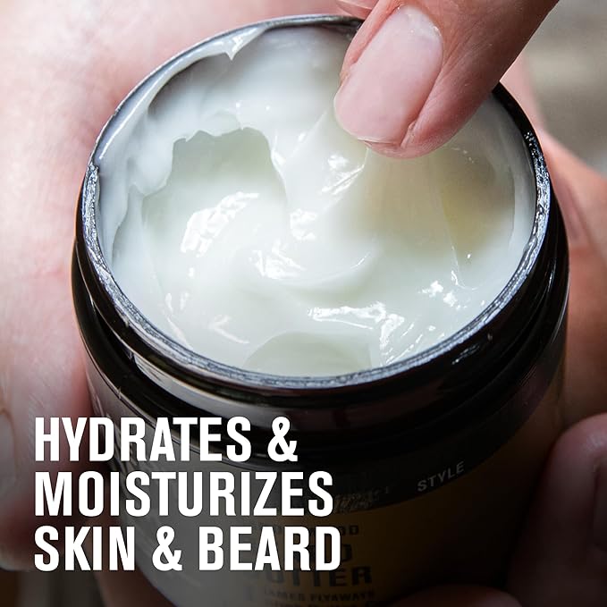 Every Man Jack Beard Butter- Vanilla & Cedar Fragrance - Hydrates and Styles Dry, Unruly Beards While Relieving Itch - Naturally Derived w/Shea Butter & Coconut Oil - 4 oz (2 Pack)