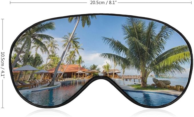 Custom Eye Mask Design Your Own Personalized Eye Shade Add Your Image Text Logo Light and Easy to Carry Effective Shadin Adjustable, Coral, 8.1"x4.1"