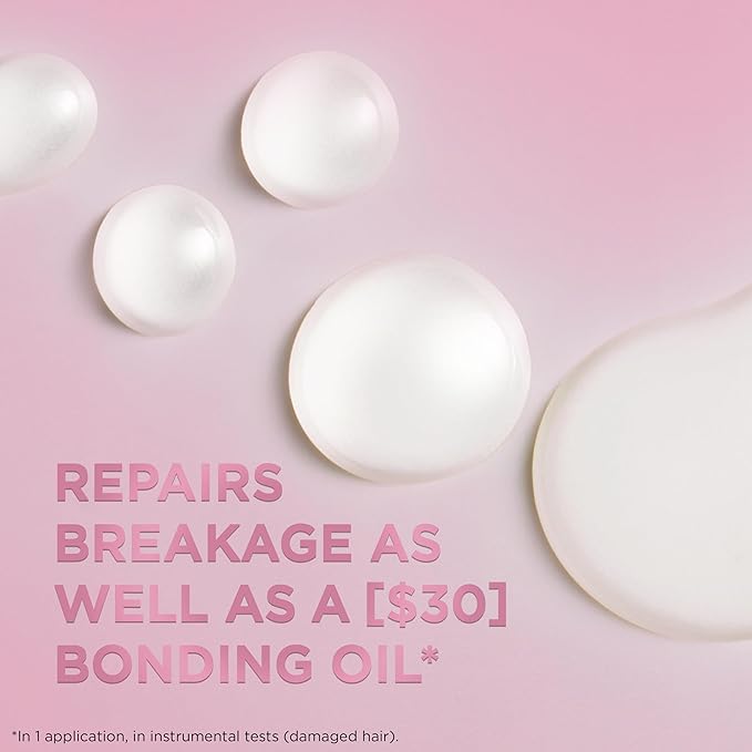L'Oreal Paris Bond Repair Oil-in-Serum for Damaged, Color Treated Hair, Heat Protectant, Strengthens Weak Bonds, Intense Shine and Frizz Control, EverPure, 1.6 Fl Oz