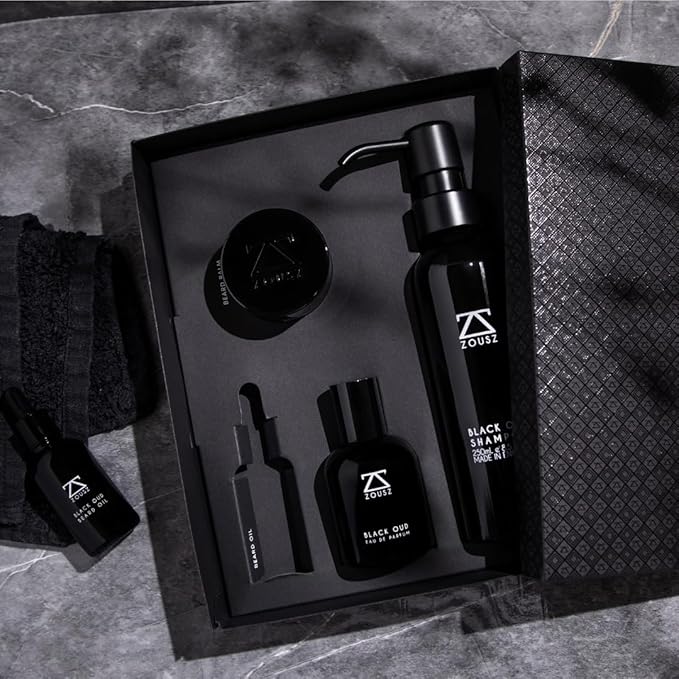 Gold Oud Beard Balm for Men – Luxurious Beard Cream with Shea Butter, Coconut Oil & Rich Cream Texture – Deep Conditioning & Styling – 50g