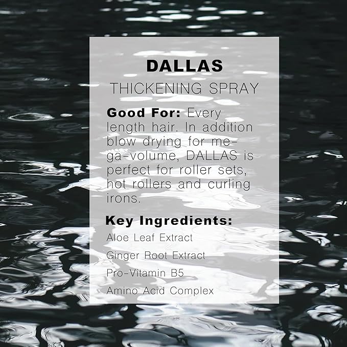 R+Co Dallas Hair Thickening Spray Travel Size | For Smooth, Body-Boosting Style without Stiffness | Ultimate Volume, Control, and Shine | TSA Approved | Set of 2