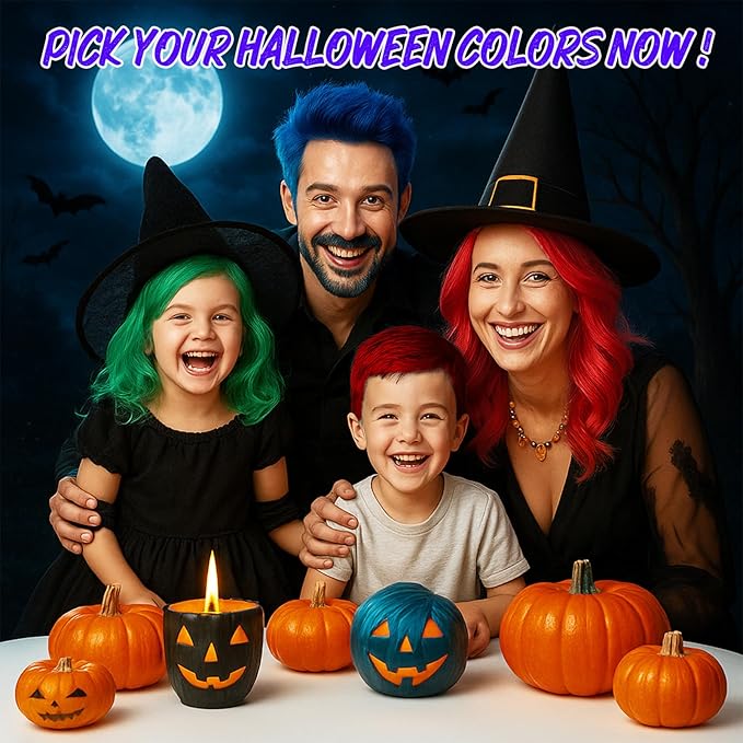 4oz Temporary Hair Color Wax for Men Women Kids Daily Party Cosplay Christmas DIY Washable Hair Chalk Natural Instant Hair Color for Women Temporary Hair Dye for Children (Blue&Purple&Pink&Green 4pcs)