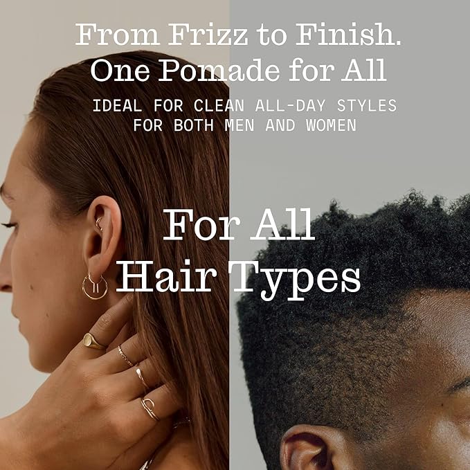 Firsthand Supply All-Purpose Hair Pomade - Clean & Non-toxic Hair Care Ingredients - Gives a Low Shine, Shape and Firm Hold To Your Hair - 3oz (88ml)