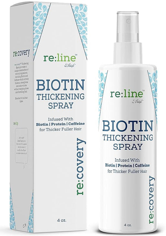 Biotin Hair Thickening and Growth Spray for Thinning and Texturizing - Hair Loss Prevention Tonic for Men and Women