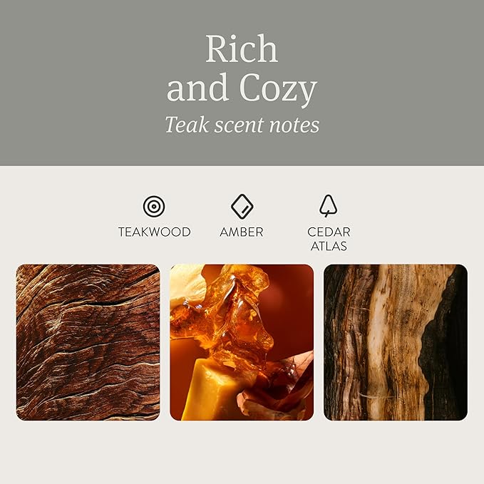 Drift Car Air Freshener - Stone Air Freshener - Car Odor Eliminator - Teak Scent Refill - Pack of 3 - NO CLIP INCLUDED