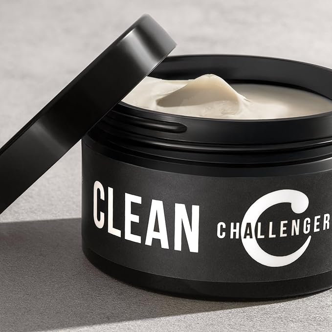 Challenger Fragrance Free Cream Pomade Combo | Non-Comedogenic Styling Product | Unscented Hair Gel | Medium Firm Hold & Clean Ingredients | For All Hair Types | 3oz and 1.5oz Jars