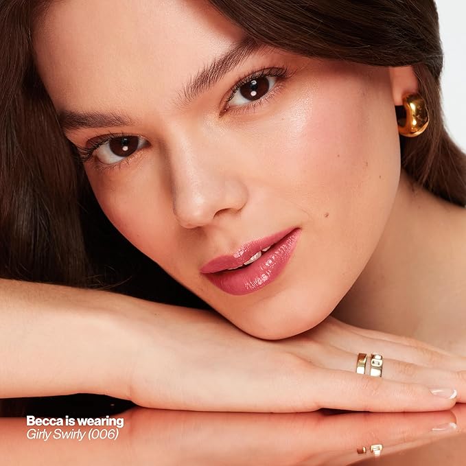 REVLON Super Lustrous Glass Shine Balm, Hydrating Tinted Lipstick, Sheer, Glossy Shiny Finish, 007 Glazed Mauve, 0.11 oz