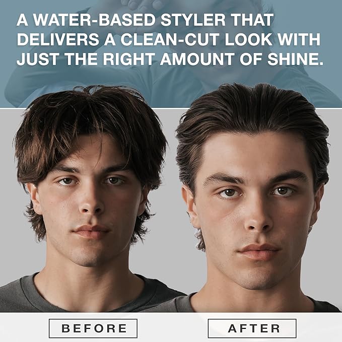 CRVFT Gel Pomade 4oz | High Shine/Medium Hold | Water Based/Water Soluble | Ideal For Short/Medium Thin/Thick Hair | For A Clean Cut Look | Men’s Styling Product [Clear], Stylist Approved [Scented]