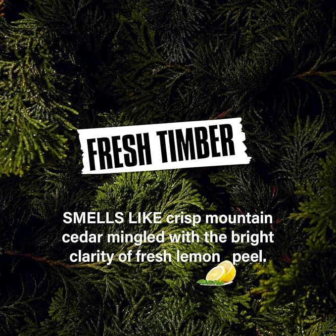 2-in-1 Beard Wash & Conditioner – Softens & Hydrates Dry, Coarse Beards for Effortless Styling – Cleanses & Conditions for Healthier, Fuller Facial Hair – Fresh Timber Scent – 8.45 fl oz