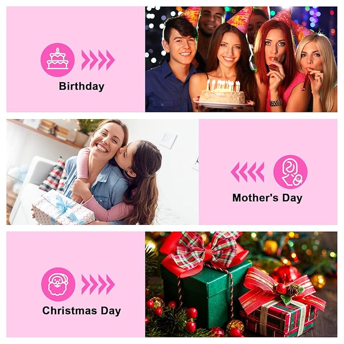 Clear Mini Makeup Bag, Small Nylon&PVC Cosmetic Travel Bag TSA Approved Toiletry Bag with Zipper, Preppy Transparent Coin Purse for Women Men Girls(Mini-Hot Pink)