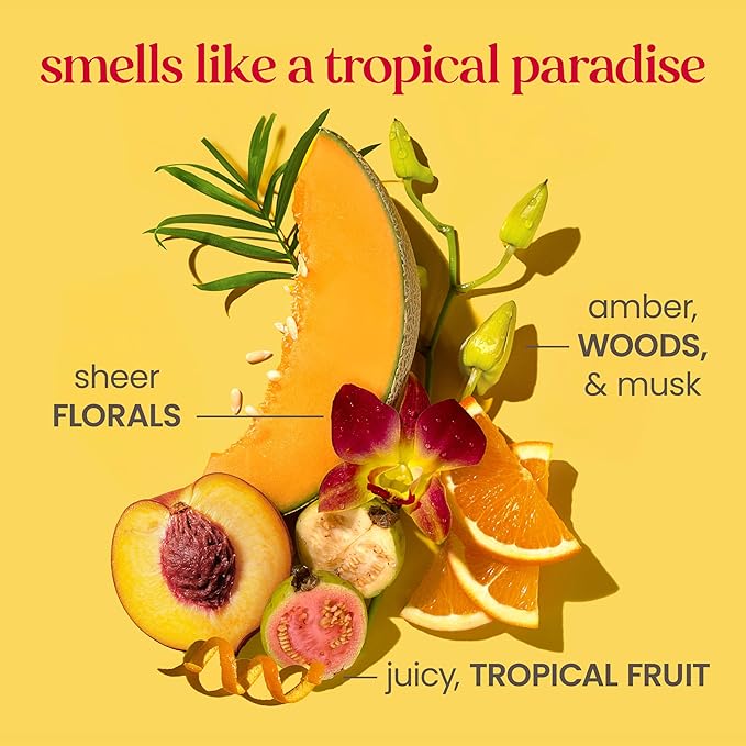 Burt's Bees Boosted Body Whipped Butter With a Ceramide, Niacinamide and Peptide Complex, Quick-Absorbing Body Butter Helps Support Skin Barrier, Tropical Scented, 6.5 oz. Jar