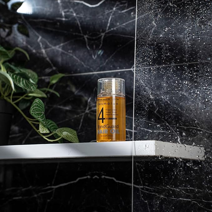 BondGuard Bonding Oil, Heat Protectant & Repair Oil for Damaged, Color-Treated & Frizzy Hair, Adds Shine & Tames Frizz, Lightweight & Vegan - 1.7 fl oz (50 mL)