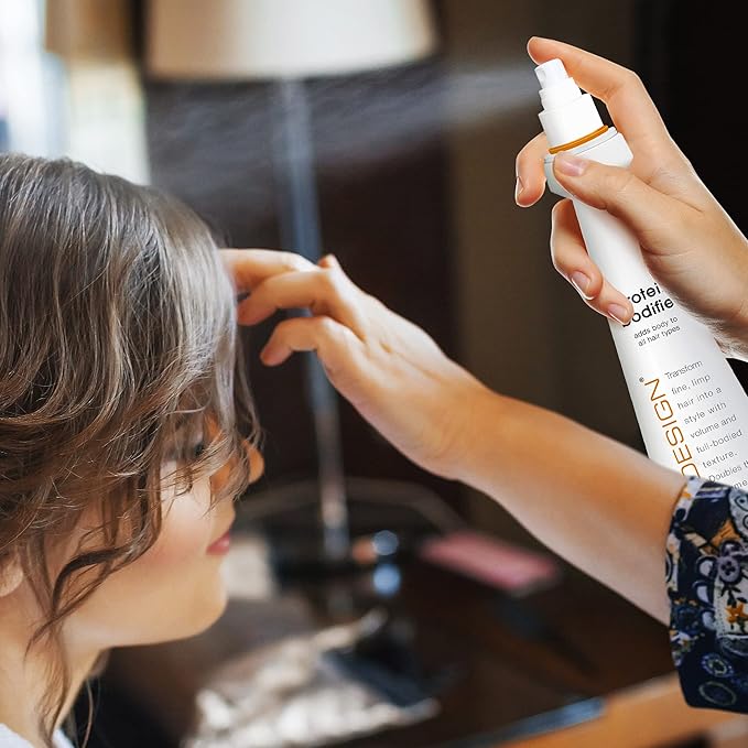 TRI Design Protein Bodifier - Volumizing Hairspray for Full-Bodied Texture - Ideal for All Hair Types - Nourishes and Enhances Hair for Lift, and Body to Fine, Thin, or Limp Hair - 9.5 oz