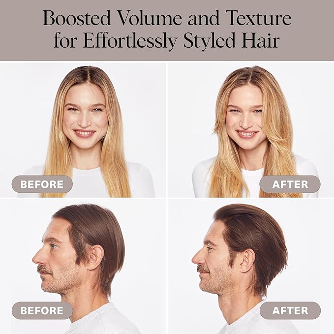 Kitsch Volumizing Rice Protein Dry Shampoo Powder - Dry Shampoo for Women & Men, No White Cast, Absorbs Oil, Non-Greasy, For Light-to-medium Hair Colors, Travel Size in Pump Form - Invisible 1oz