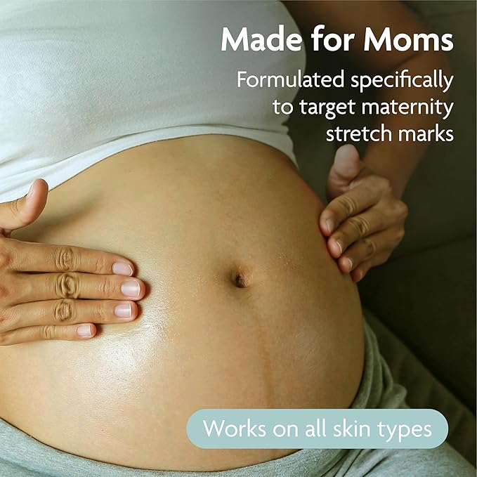 TriLASTIN Stretch Mark Cream for Pregnancy - 5.5 Oz & 3 Oz Hydro-Thermal Accelerator & Absorption Serum - Intensive Moisturizing Formula with Hyaluronic Acid - Prevent Stretch Marks During Pregnancy