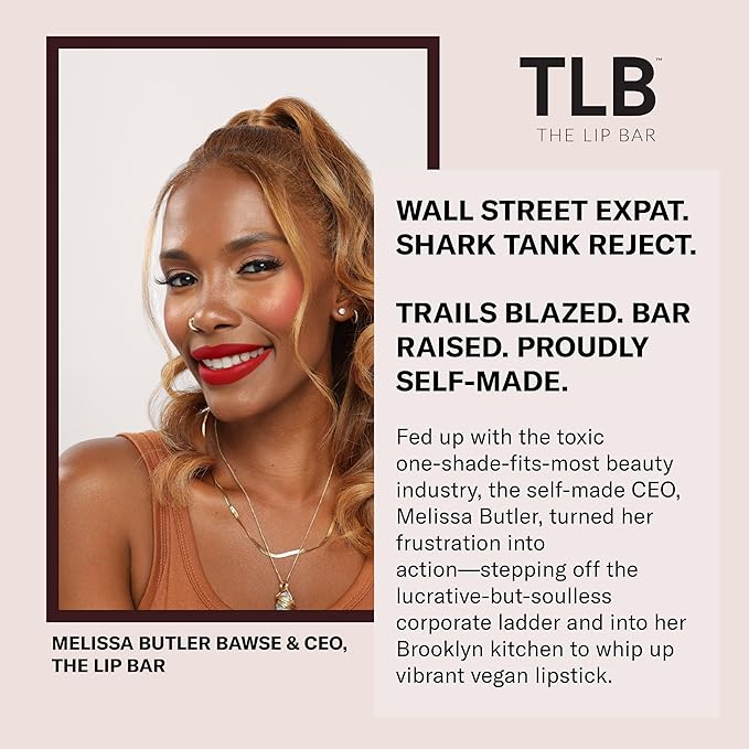 The Lip Bar - Nonstop Liquid Matte Lipstick, Back to Black (Black) - High Pigment - One Swipe - Long Lasting - Jojoba Oil & Vitamin E - Vegan & Cruelty Free - Makeup & Cosmetics - .24 fl oz