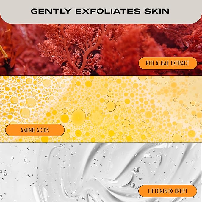 Stories & Ink Tattoo Aftercare | EXFOLIATING BODY WASH - Body Scrub Removes Dead & Dull Skin, Brightens Healed Tattoos, 200 mL / 6.8 Fl Oz