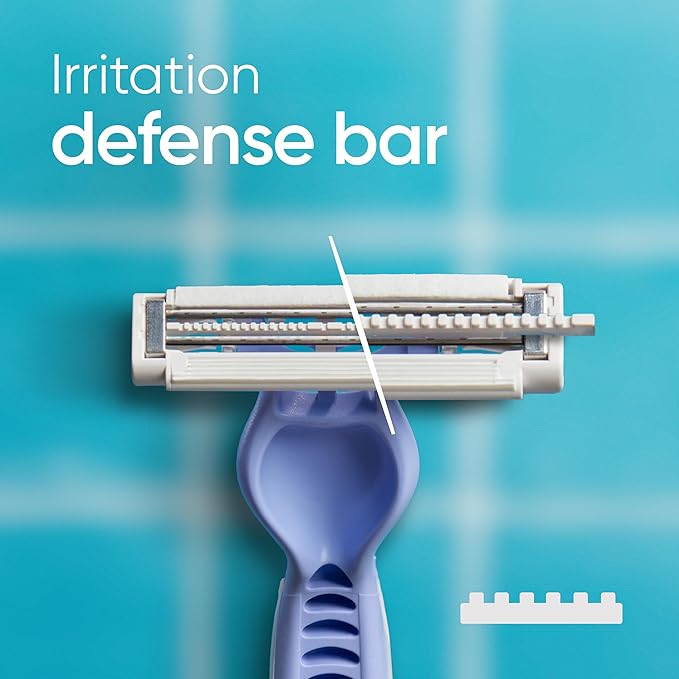 Gillette Venus Women's Disposable Razors for Pubic Hair and Skin, Bikini Razors for Women, 6ct