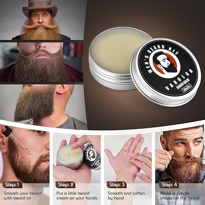 Birthday Gifts for Men, Mens Gifts, Unique Beard Care Kit for Men Best Friends Male Dad Brother Husband Fiance Him Boyfriend Coworker, Gift Ideas Gifts for Him
