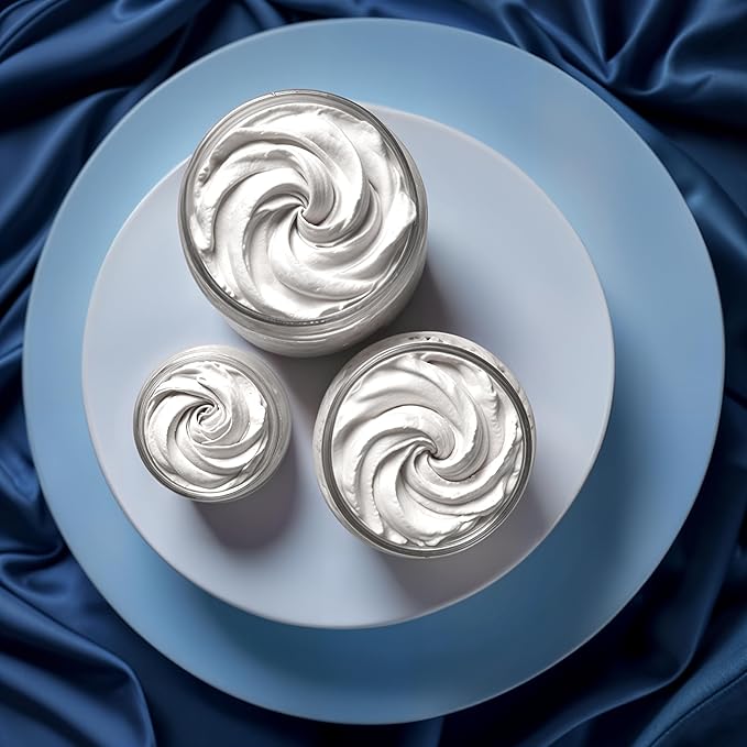 Body Butter Blend: Natural Shea, Cocoa, & Mango w/Jojoba Oil for Radiant Skin and Beard | Moisturizing (8 Oz, French Vanilla)