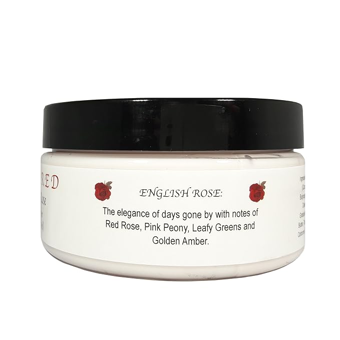 Body Butter, English Rose, 8 Fluid Ounce