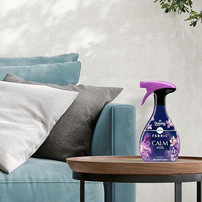 Febreze Odor-Fighting Fabric Refresher, Downy Calm and Downy April Fresh, 16.9oz, 2 pack