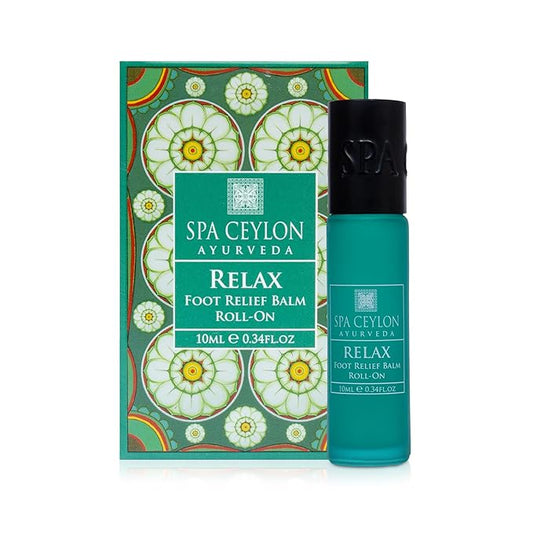 SPA CEYLON Relax Foot Relief Balm Roll-On | Dry Feet Solution | Foot Care | Moisturizing Formula