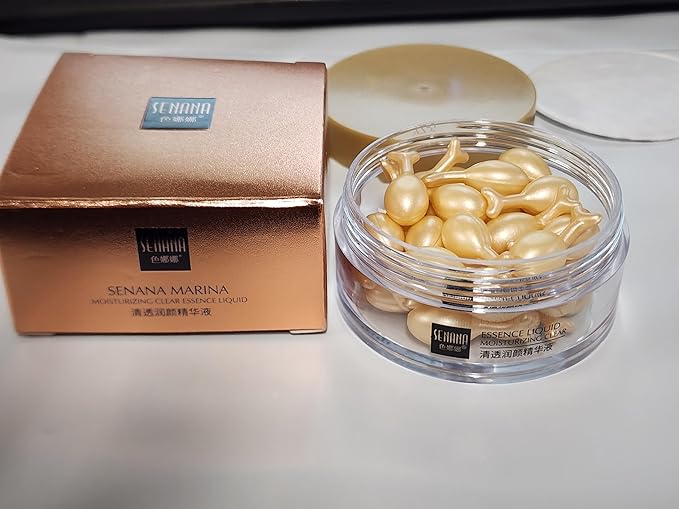 Active Skin Repair, Nourishing Anti Aging Night Serum Capsules for Face - Vitamin E, Supports Facial Skin Brightening and Corrects Dark Spots (2)