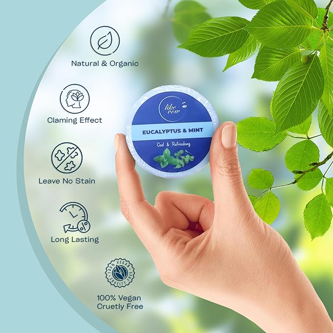 Shower Steamers Aromatherapy for Women 15-Pack (30g), Eucalyptus & Mint Shower Tablets, Perfect spa and Relaxation Mother & Father Gifts