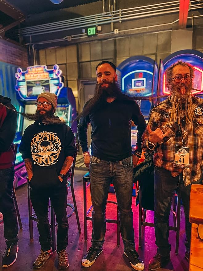 Night Owl Beard Balm | Mens Grooming Balm For Beard & Mustache Moisturizing | 2 Ounce (Unscented) by Death Grip