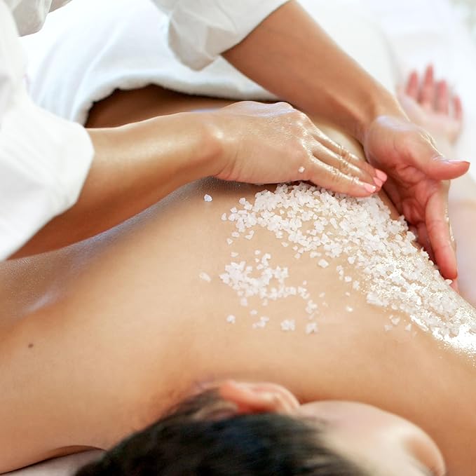 Minera Coarse Grain Dead Sea Salt for Bath & Soaking – 5 lbs, Fast-Dissolving, 100% Pure & Natural, Unscented, Skin-Nourishing Sea Salt