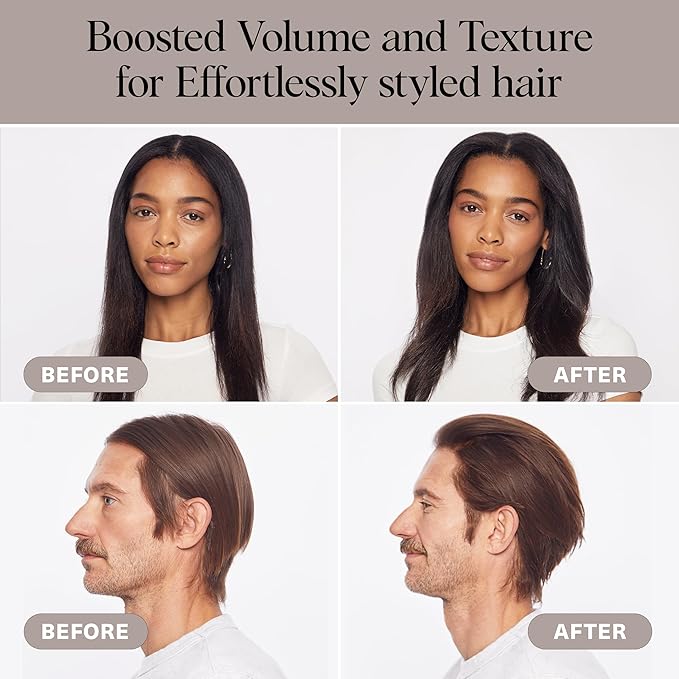 Kitsch Volumizing Rice Protein Dry Shampoo Powder - Dry Shampoo for Women & Men, Dark Hair, No White Cast, Absorbs Oil, Non-Greasy, Fragrance Free, Travel Size in Pump Form - Dark Tinted 1oz