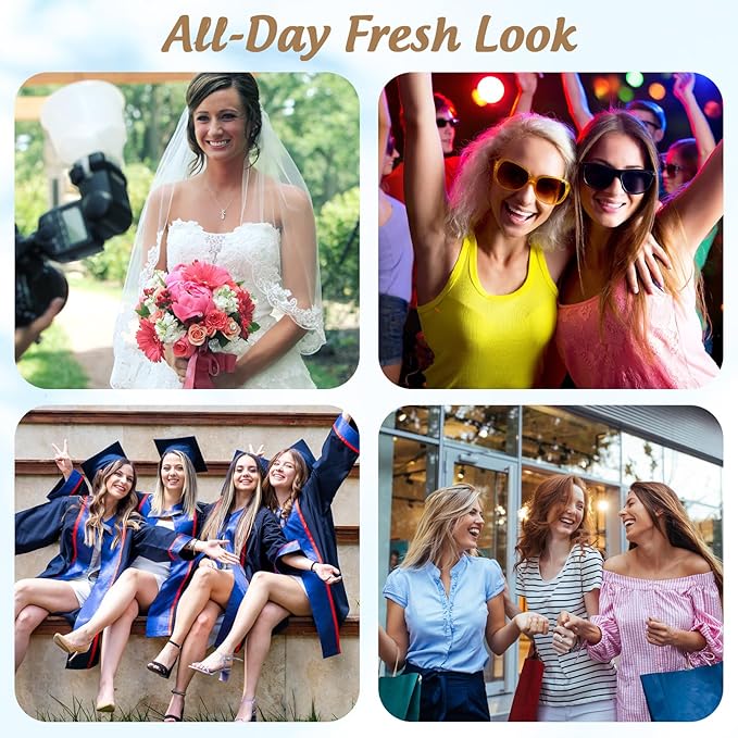 Setting Spray for Makeup Long Lasting for up to 36HR Wear Vitamin C Ultra-Fine Face Mist Dewy Hydrating & Soothing Finishing Spray for Make Up Fixing Spray All-Day Fresh Look 4.44 oz