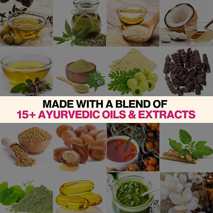 Nourish Mantra Cosmic Sutra Hair Oil | For Frizz Control, Reduced Breakage, Nourishing & Volumizing | Infused with Vitamin E, Gotu Kola & Argan Oil | For Men & Women | For All Hair Types - 100ml