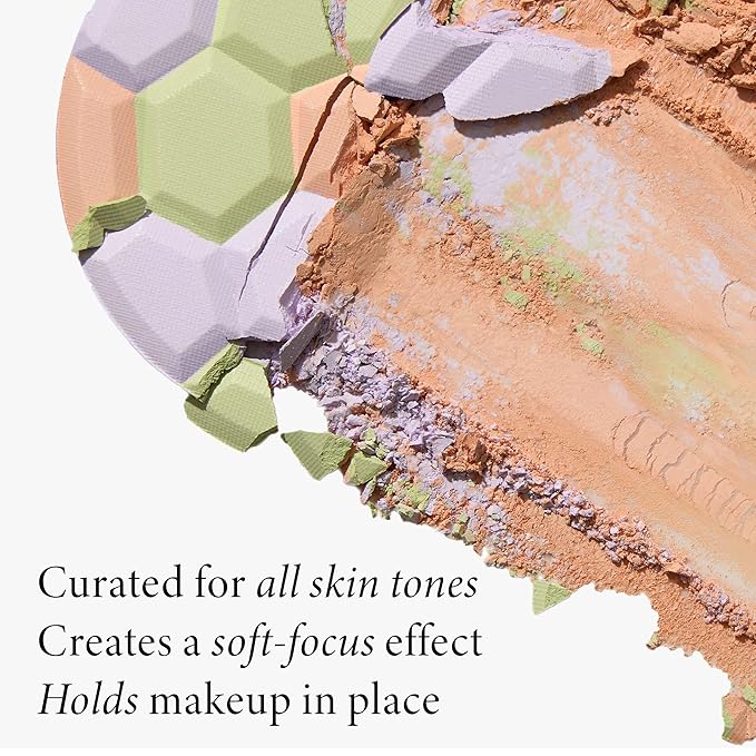 LAURA GELLER NEW YORK Filter Finish Pressed Neutralizing Setting Powder, Color Correcting For Even Tone, Universal