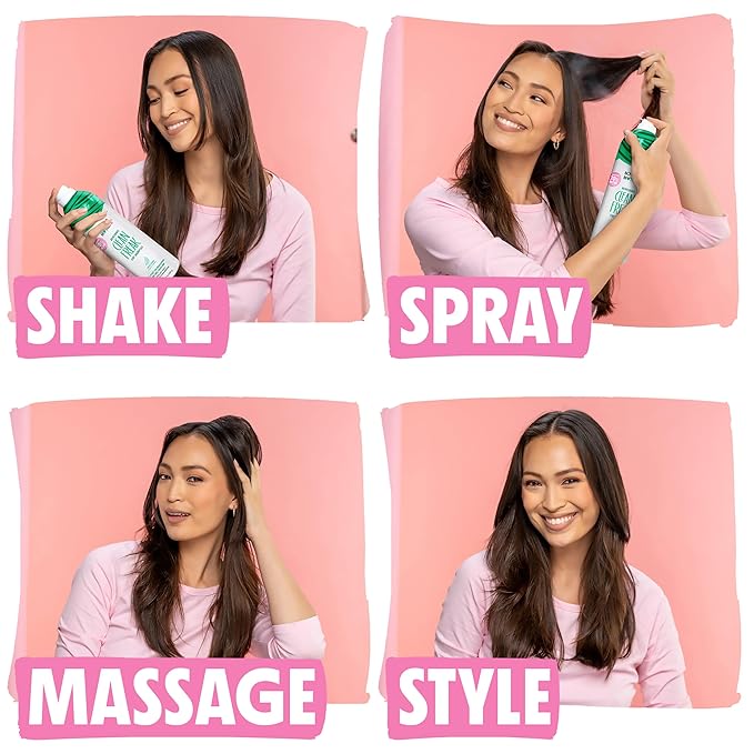 Not Your Mother's Plump for Joy Jumbo Dry Shampoo (2-Pack) - 12 oz - Dry Shampoo for Instant Hair Oil Absorption - For All Hair Types