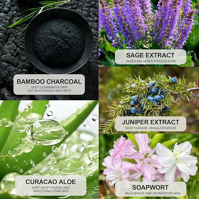 Blackhead Remover Mask, Charcoal Peel Off Face Mask | Charcoal face Mask for Deep Cleansing Dirts, Pores, Acne, Skin Oil and Blackheads | Suitable for all skin types for boys and girls(2.8 Fl Oz)