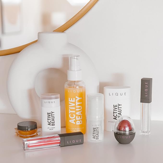 LIQUE Cosmetics Shimmer Lip Plumper, Infused with Peppermint Oil & Vitamin E for Nourishing, Enhanced Lips, High Shine, Reduces Fine Lines, Radiant, 0.22 Fl Oz.